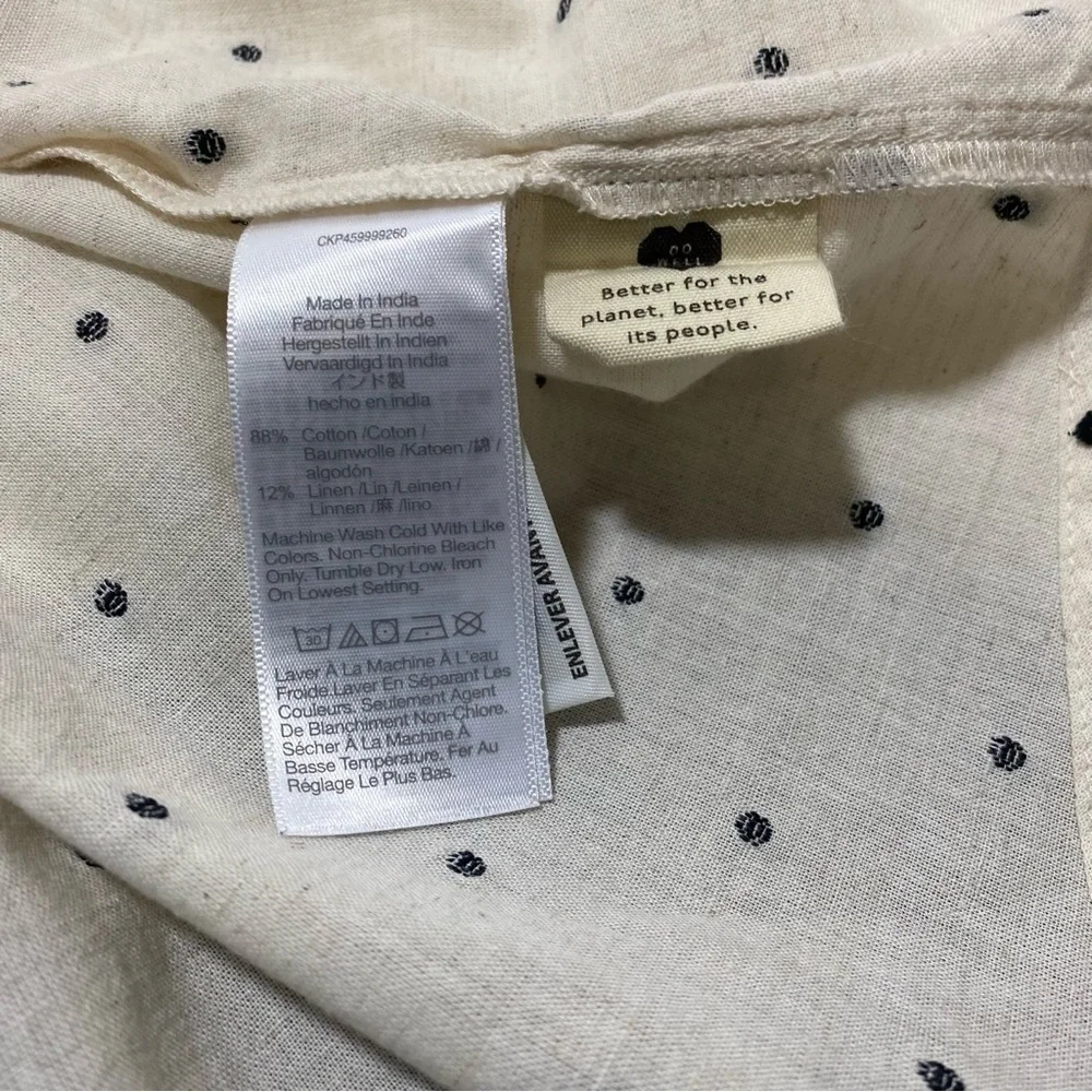 Madewell Women’s Puff Sleeve Blouse Top Sz-Small